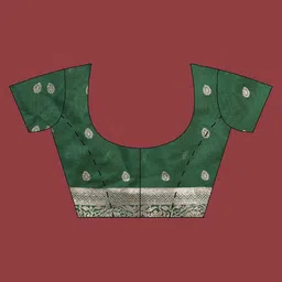 Meena Bazaar Woven Design Zari Saree image 5