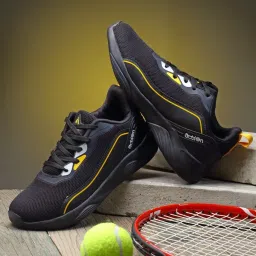 Action Men's Black Running Shoes image 1