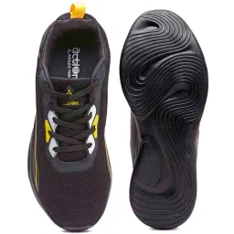 Action Men's Black Running Shoes image 4