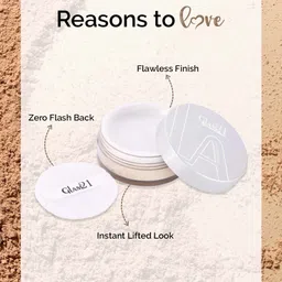 GLAM21 Flawless Finish Loose Compact Powder-8 g Shade-01 Light image 2