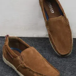 Woodland Men's Tan Casual Loafers-picture-44