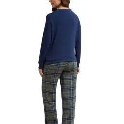 Amante Navy Cotton Printed Nightsuit image 2