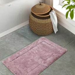 Spaces  Drylon Large Solid Violet Polyester Bath Mats image 1