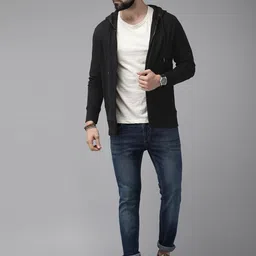 Mast & Harbour Men Hooded Sweatshirt-picture-36