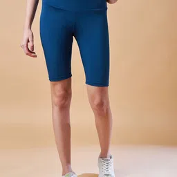 COLOR CAPITAL Women Pack Of 3 High Rise Above Knee Gym Tights image 3