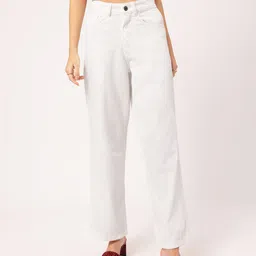 DressBerry Women Stylish Stitches Baggy Jeans image 4