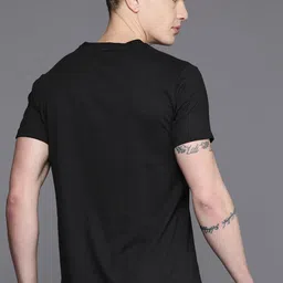 HRX by Hrithik Roshan Geometric Print Round-Neck Rapid-Dry Training T-shirt image 2