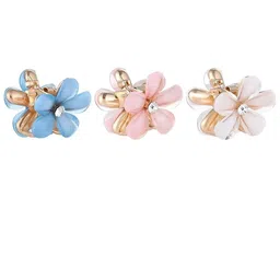 LEKZOW Women Set of 5 Embellished Mini Claw Clip Hair Accessory image 2