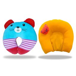 Chinmay Kids Polyester Fibre Toons & Characters Baby Pillow Pack of 2  (Sky Blue & Yellow)-picture-43