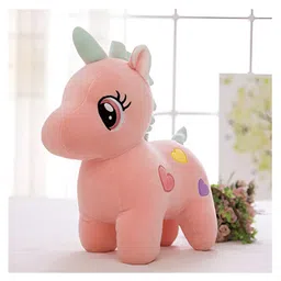 Tickles Pink Super Unicorn Toy Soft Stuffed Plush Animal for Kids (Color: Pink Size:25 cm)-picture-10