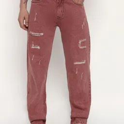 THE MUSRAT TRADERS Men Regular Fit Low-Rise Slash Knee Cotton Jeans-picture-37