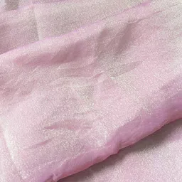 Charan Kanya Woven Design Zari Poly Georgette Saree image 5