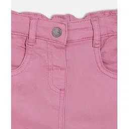 MINI KLUB Cotton Woven Full Length Solid Jeans - Purple image 4