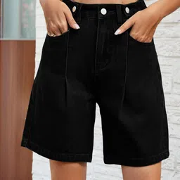 Oh Rare Women Regular Fit Denim Shorts-picture-31