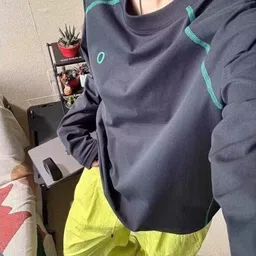 KPOP Men Brand Logo T-shirt-image-8