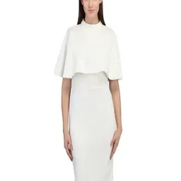 DODO & MOA White Slim Fit Bodycon Dress-picture-45