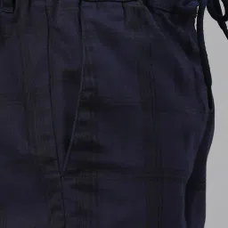 Thomas Scott Blue Slim Fit Check Shorts image 4