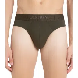 Jockey IC31 Gunmetal Supima Cotton Elastane Stretch Briefs with Ultrasoft Waistband image 1