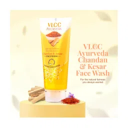 VLCC Chandan & Kesar Face Wash & Ultimo Blend Charcoal Face Wash - Pack of 2 image 4