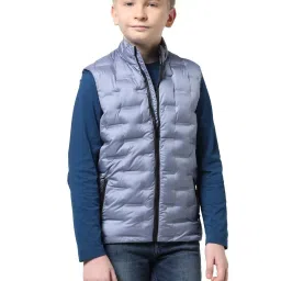 Jack & Jones Junior Stone Blue Quilted Jacket image 1