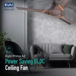Kuhl Prima A3 Espresso 900 mm Ceiling Fan With Remote image 2