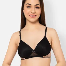 Clovia Black T-Shirt Bra image 1