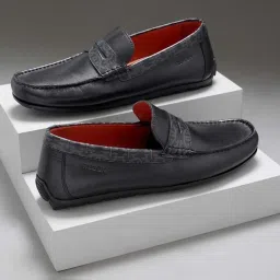 Ruosh Men's The Severo Black Loafers image 1