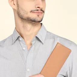 SASSORA Tan ZINNIA Medium Leather Case & Pouch image 1