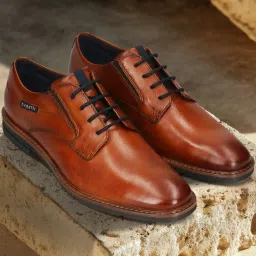 Bugatti Men Mero Cognac Derby Shoes image 1
