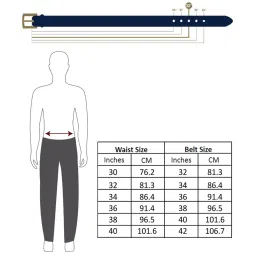 Hidesign Alex Black Leather Reversible Belt for Men image 2