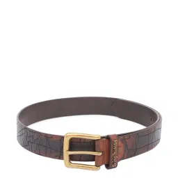 Being Human Brown Leather Waist Belt for Men-picture-41