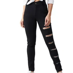 DOLCE CRUDO Black Slim Fit Jeans-picture-22