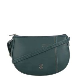 Baggit Teal Solid Large Sling Handbag-picture-5