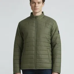 Pepe Jeans Olive Regular Fit Quilted Jacket-picture-30