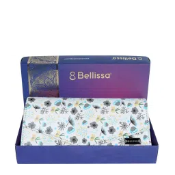Bellissa White & Grey Printed Bi-Fold Wallet for Women image 4