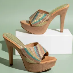 Inc.5 Women's Beige Casual Stilettos image 1