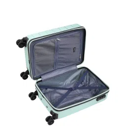 Aeropostale Stout Green Textured Hard Cabin Trolley Bag - 24 cm image 4