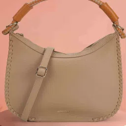 Metro Beige Medium Hobo Bag image 1