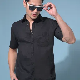 Crimsoune Club Black Slim Fit Shirt image 1