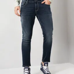 celio celio* Dark Blue Regular Fit Lightly Washed Jeans-picture-25