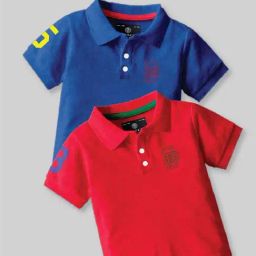 Codez Boys Blue & Red Solid Polo T-shirt-picture-18