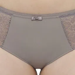 Triumph Fossil Grey Lace Work Panty image 4