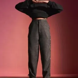 Space Lines Black Zero Degrees Wayne Viny Pant image 1