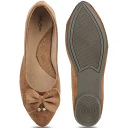 Shezone Women's Beige Flat Ballets image 4