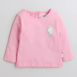 Bumzee Kids Purple & Pink Printed Full Sleeves T-Shirt (Pack Of 2) image 4