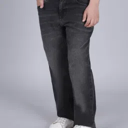 Cantabil Boys Black Denim Regular Fit Jeans image 1