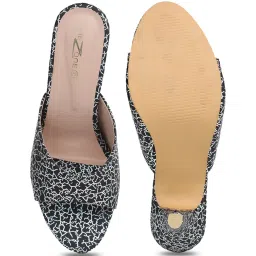 Shezone Women's Black Casual Stilettos image 4