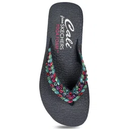 Skechers Women's VINYASA - LOVELY OASIS Navy Multi Casual Sandals image 4
