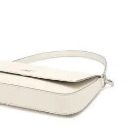 CALVIN KLEIN Silver Birch Medium Baguette Bag image 5