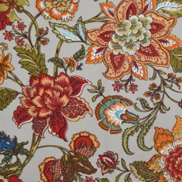 Living Roots Multicolor Jaipuri Printed Cotton Diwan Set Of 8 Pieces image 3